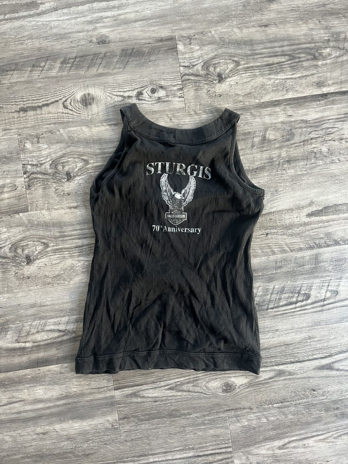 Harley Davidson × Vintage Vintage 90s y2k Harley Davidson Tank Top Size XL / US 12-14 / IT 48-50 - 3 Thumbnail