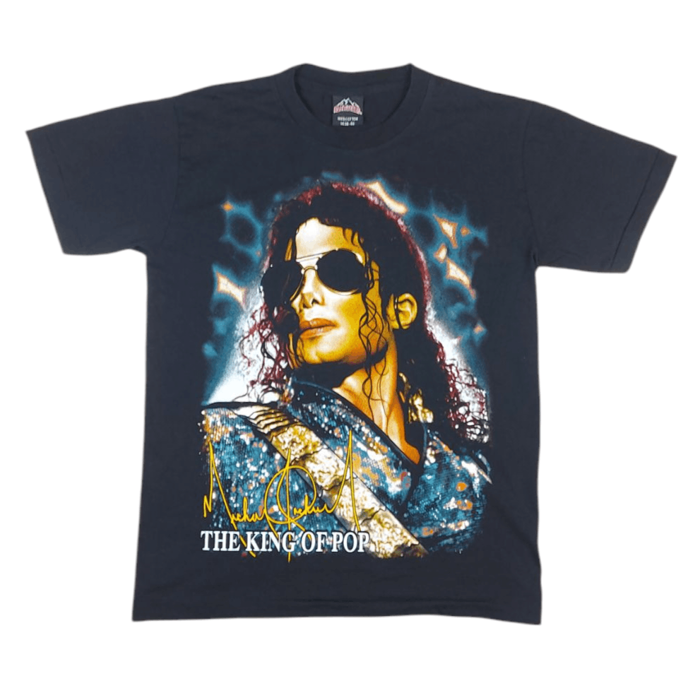 Michael Jackson Y2K Michael Jackson King Of Pop Memorial Single-Stitch TEE Size US M / EU 48-50 / 2 - 2 Thumbnail