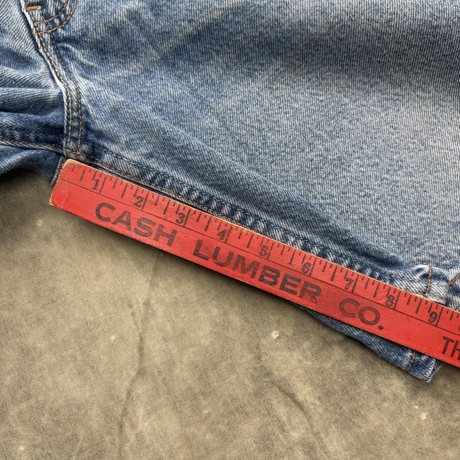 Levi's Vintage Y2K Levi’s Grunge Skater Baggy Denim Shorts Jorts Size US 36 / EU 52 - 6 Thumbnail