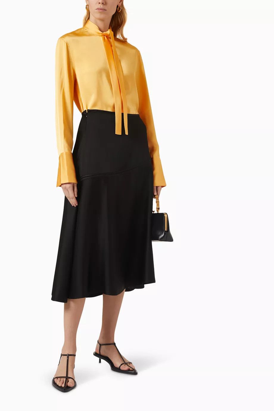 Jil Sander o1y1025 Solid Color Shirt in Mandarin Size XS / US 0-2 / IT 36-38 - 2 Thumbnail