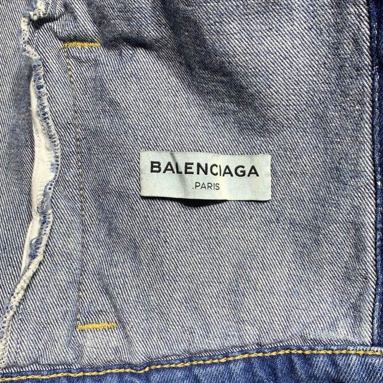 Balenciaga Balenciaga Blue simple denim jacket 2503-Nextarrow Size XS / US 0-2 / IT 36-38 - 4 Thumbnail