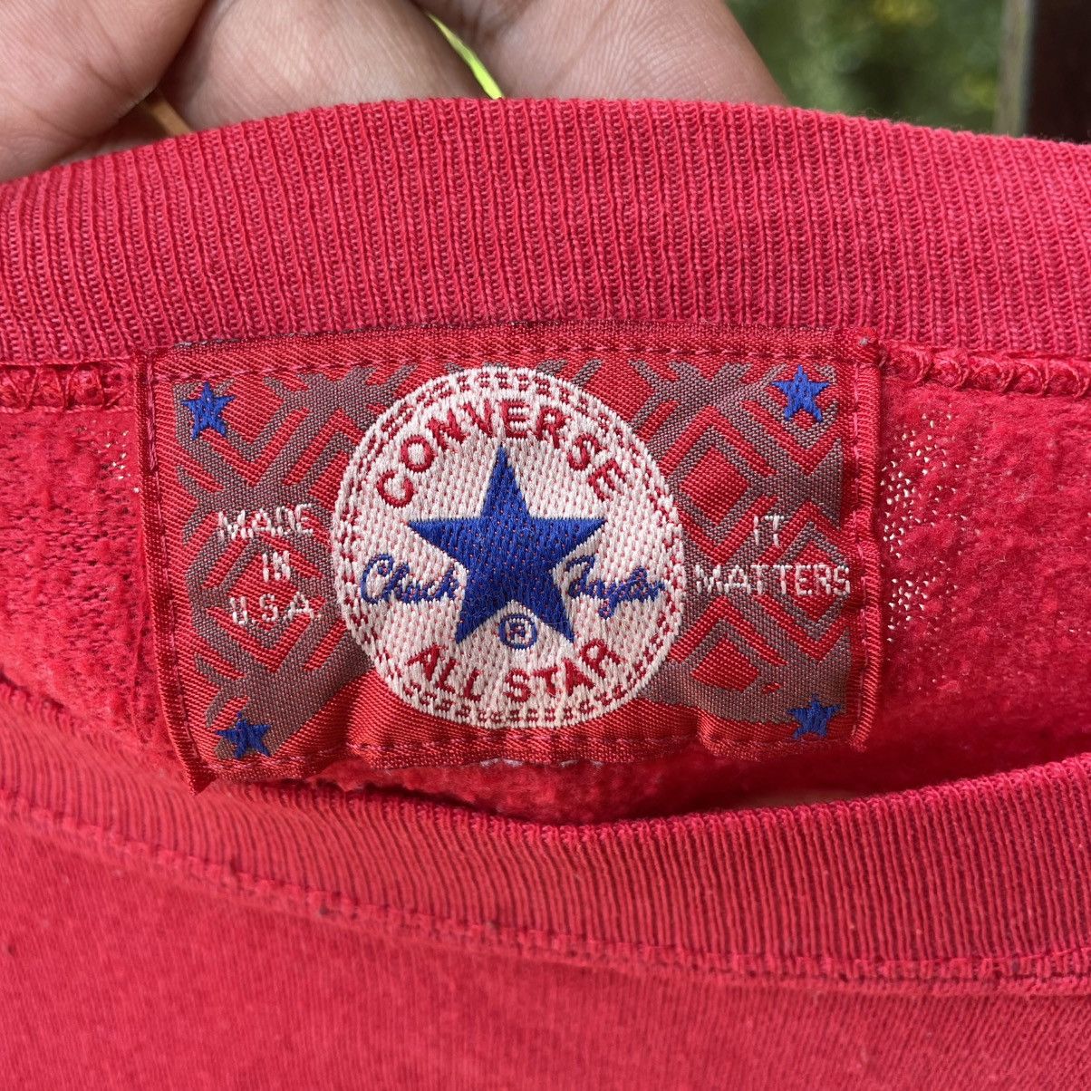 Converse 🔥Vintage 1993 Converse Big Logo Boxy Sweatshirts Size US M / EU 48-50 / 2 - 10 Thumbnail
