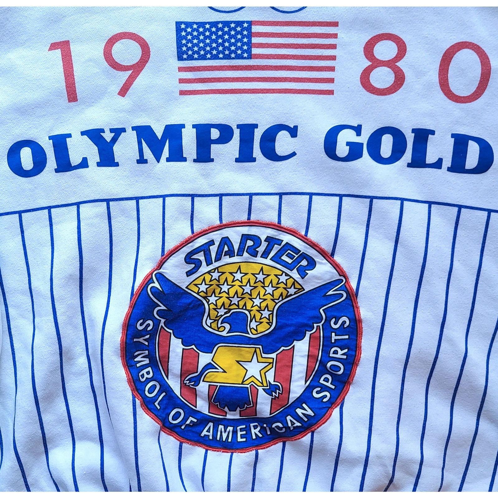 NHL Winter Olympic STARTER 1980 Miracle USA Soviet sweat hockey Size US XL / EU 56 / 4 - 7 Thumbnail