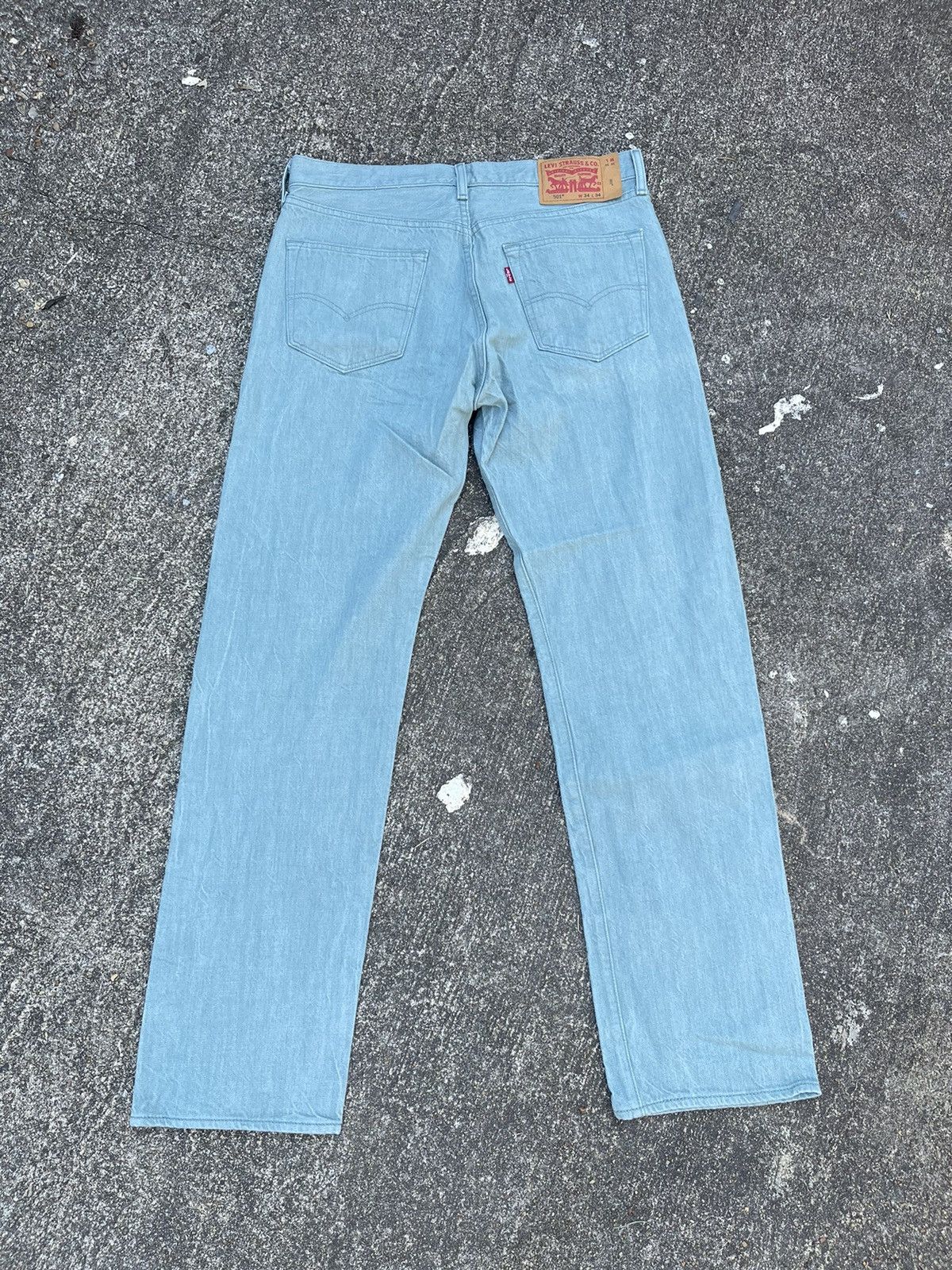 Levi's Levis White Oak 501 Selvege Denim Size US 34 / EU 50 - 3 Thumbnail