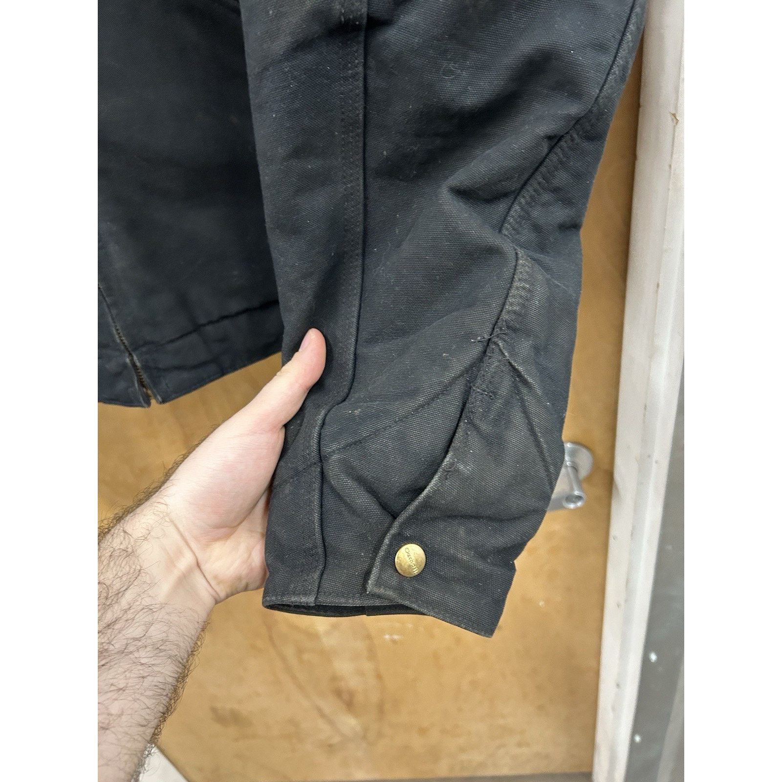 Carhartt VTG Carhartt J01BLK Black Detroit Jacket XXL Canvas Workwear Size US XXL / EU 58 / 5 - 7 Thumbnail