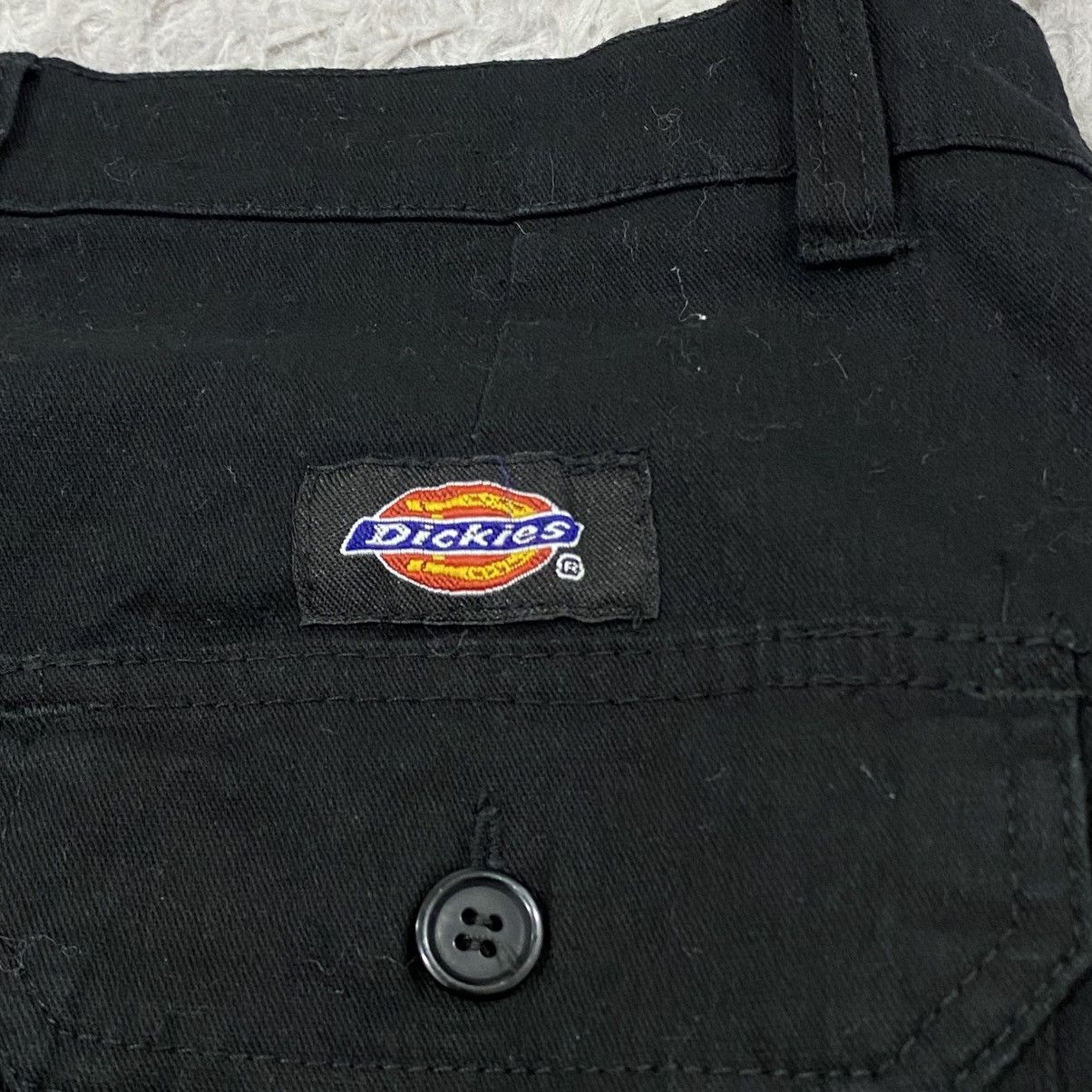 Dickies × Vintage Dickies black cargo pocket pant stretch Size US 34 / EU 50 - 8 Thumbnail