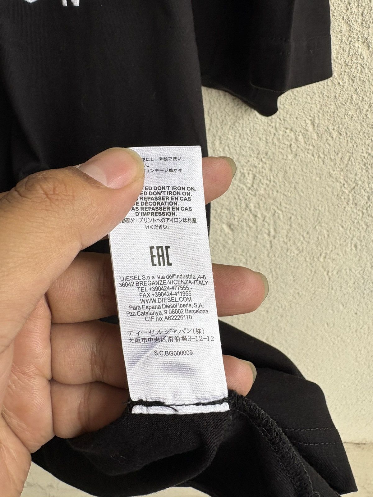 Diesel 2000s Diesel basic embroidery logo y2k style Size US M / EU 48-50 / 2 - 5 Thumbnail