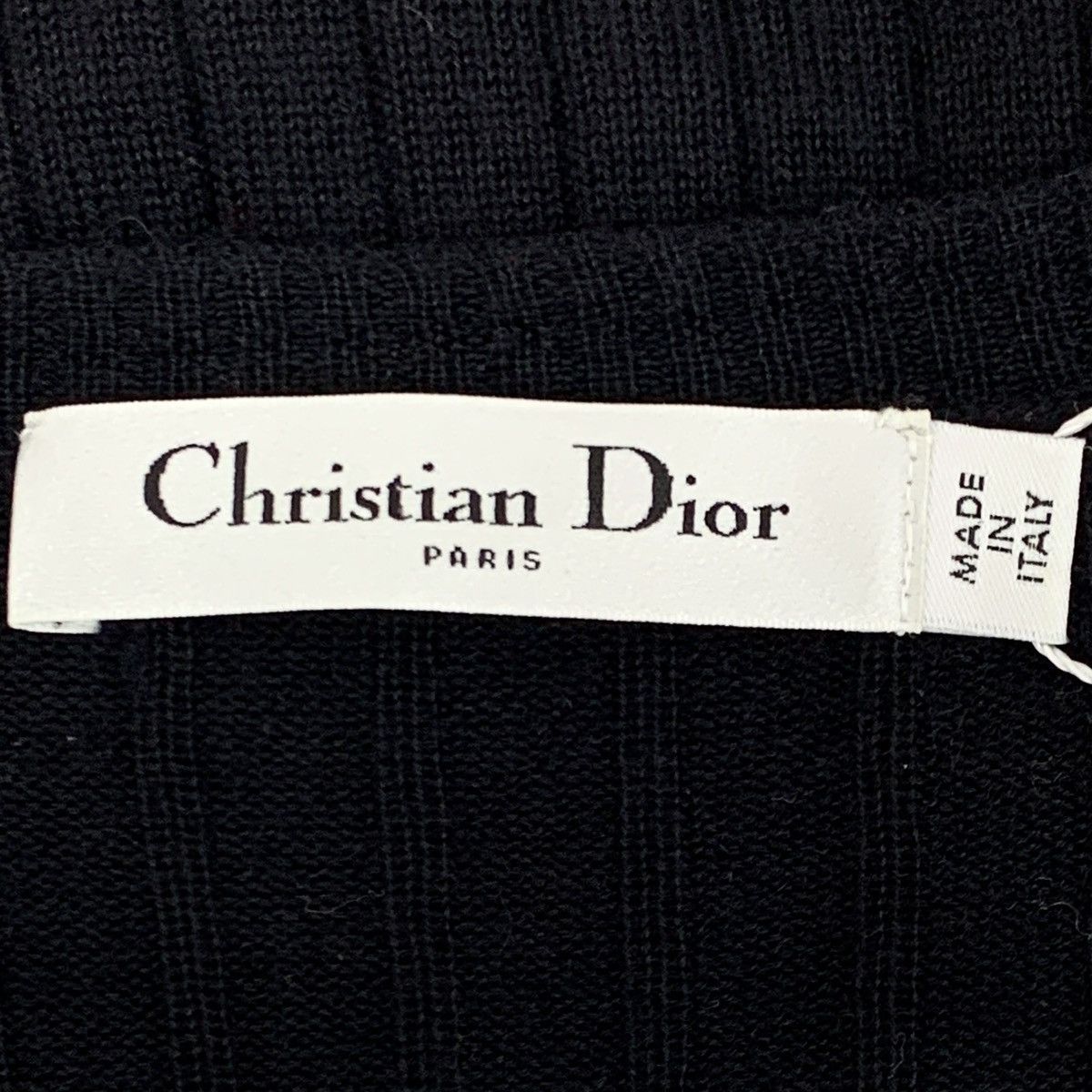 Dior Dior Black Cashmere V-neck Long Sleeve Knitwear K26WX Size L / US 10 / IT 46 - 5 Thumbnail