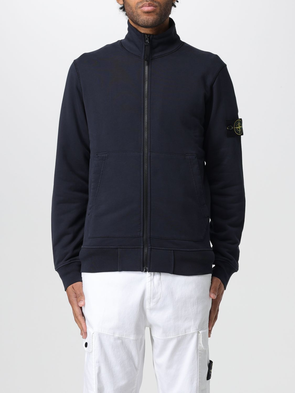 image of Stone Island Sweatshirt Men Blue (Size 2XL)