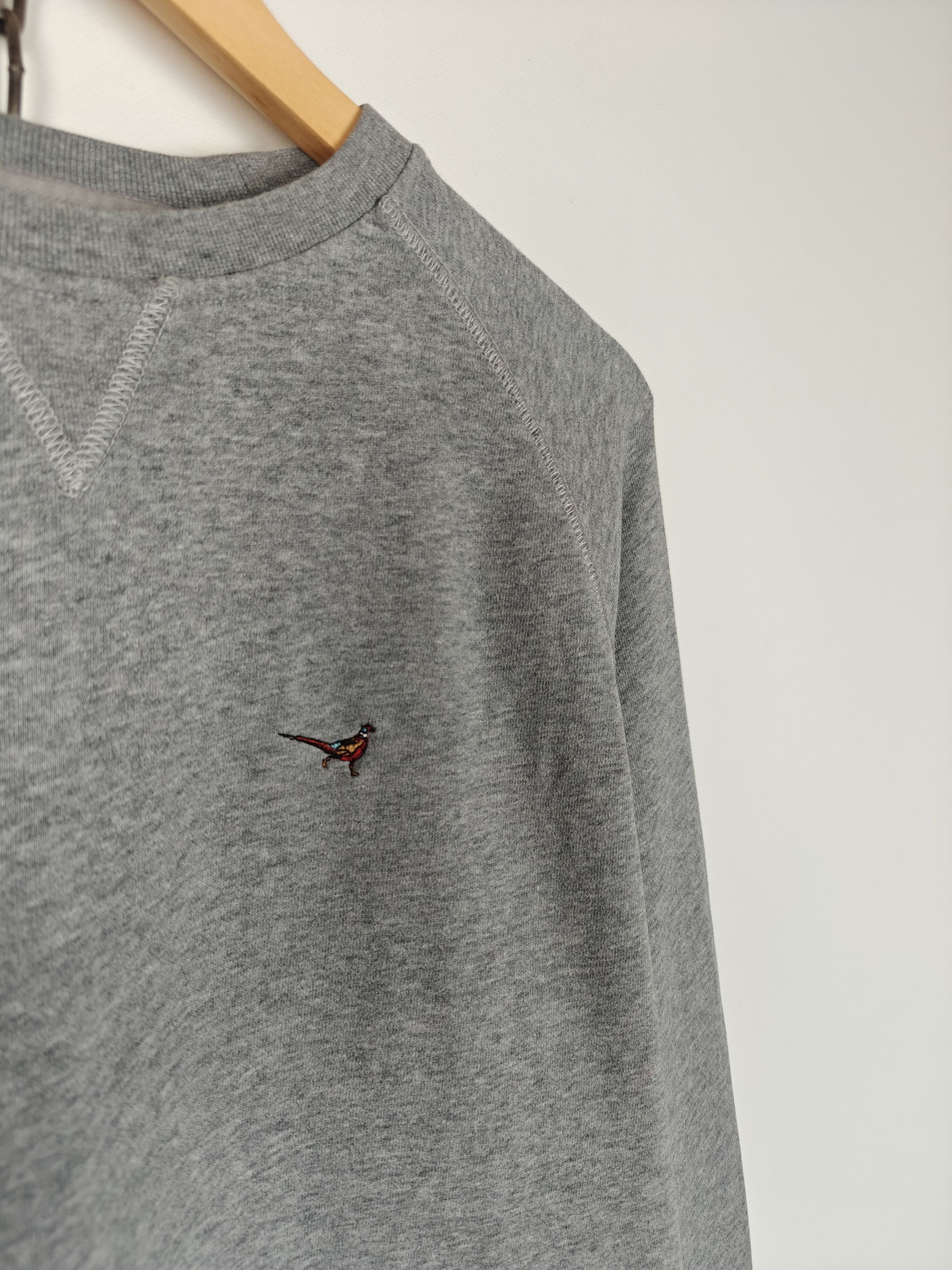 Barbour Barbour Sweatshirt Crewneck Bird Logo Organic Gray size L Size L / US 10 / IT 46 - 5 Thumbnail