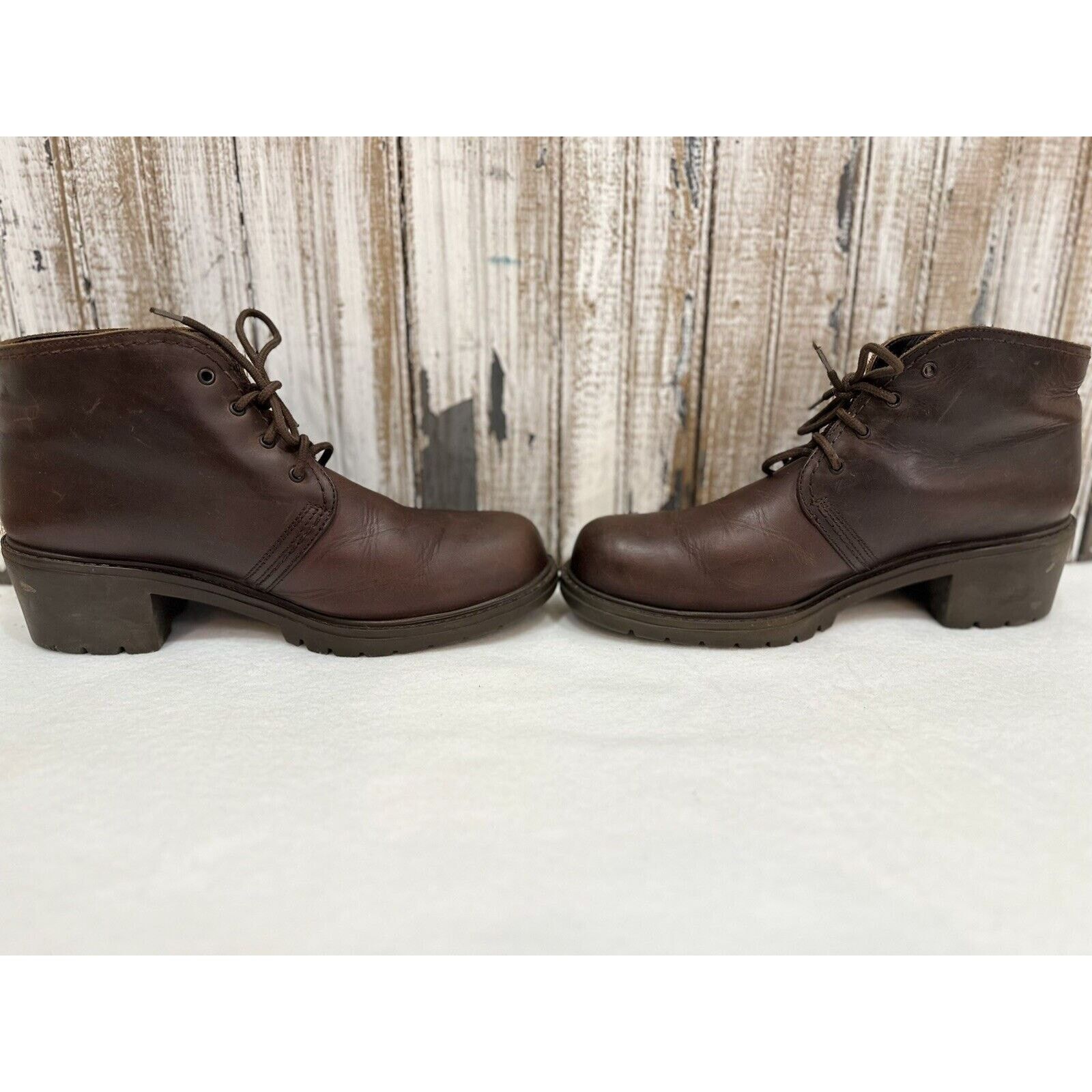 & Other Stories Havana Joe Women’s Chukka Boots Brown Leather 10.5- 41 EU Size US 10.5 / IT 40.5 - 5 Thumbnail