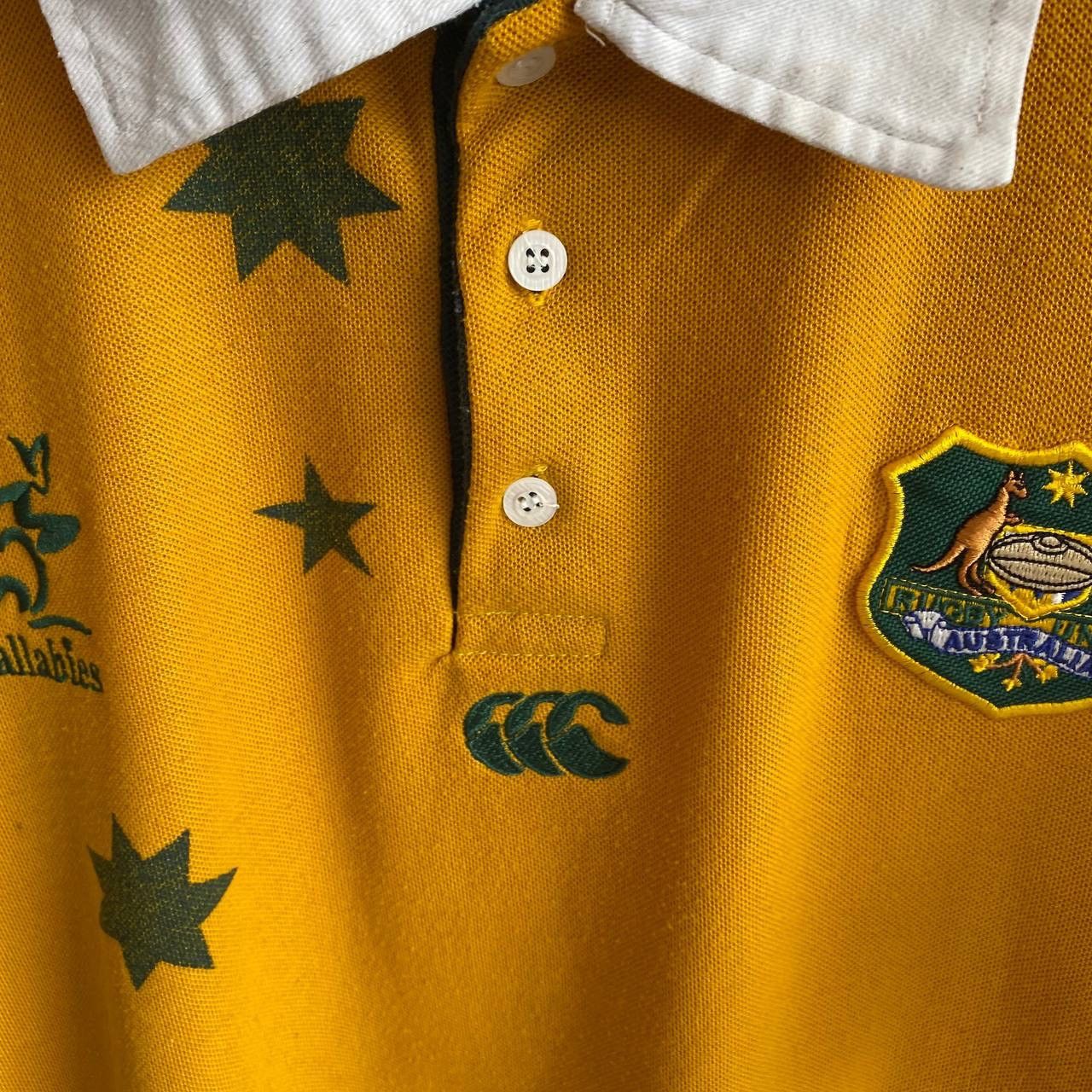 Rugby Ralph Lauren × Vintage Vintage Australia Rugby 90’s Sponsors y2k Wallabies polo Size US L / EU 52-54 / 3 - 4 Thumbnail