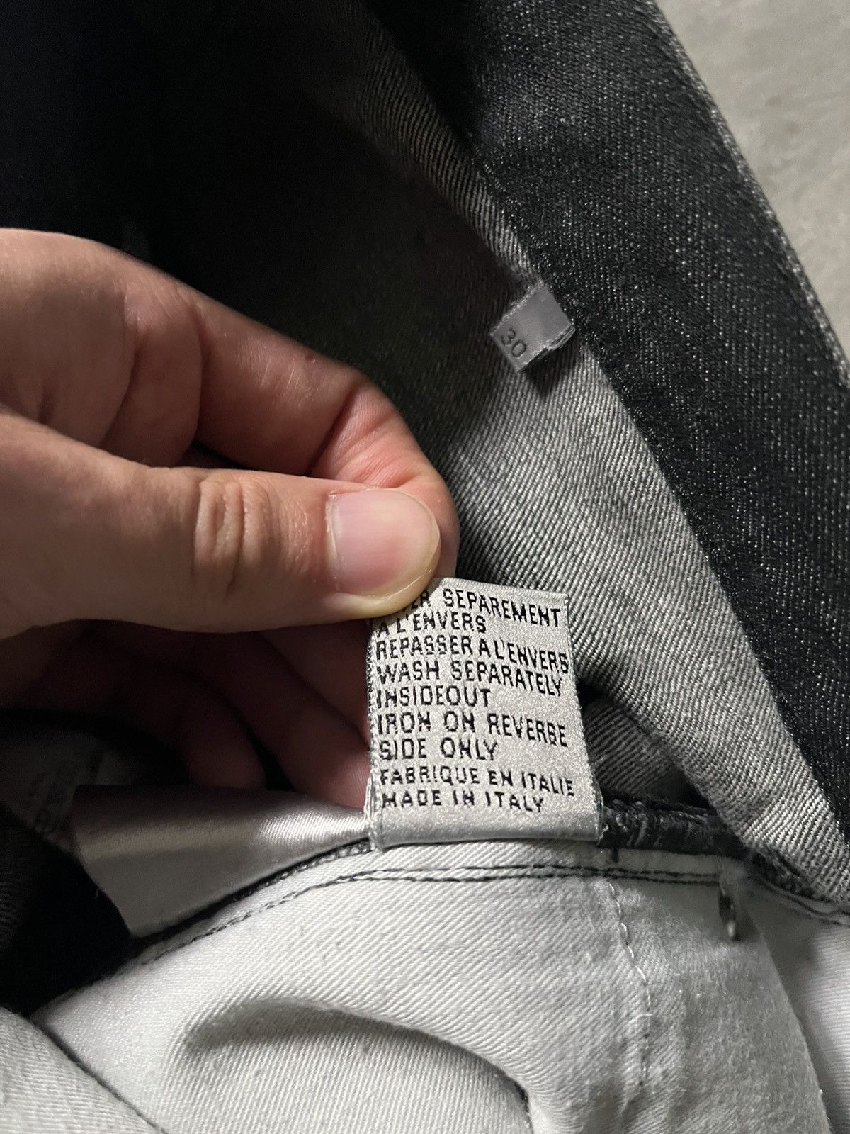 Dior Dior S/S 11 Jake jeans black washed by Kris Van Assche Size US 30 / EU 46 - 19 Thumbnail