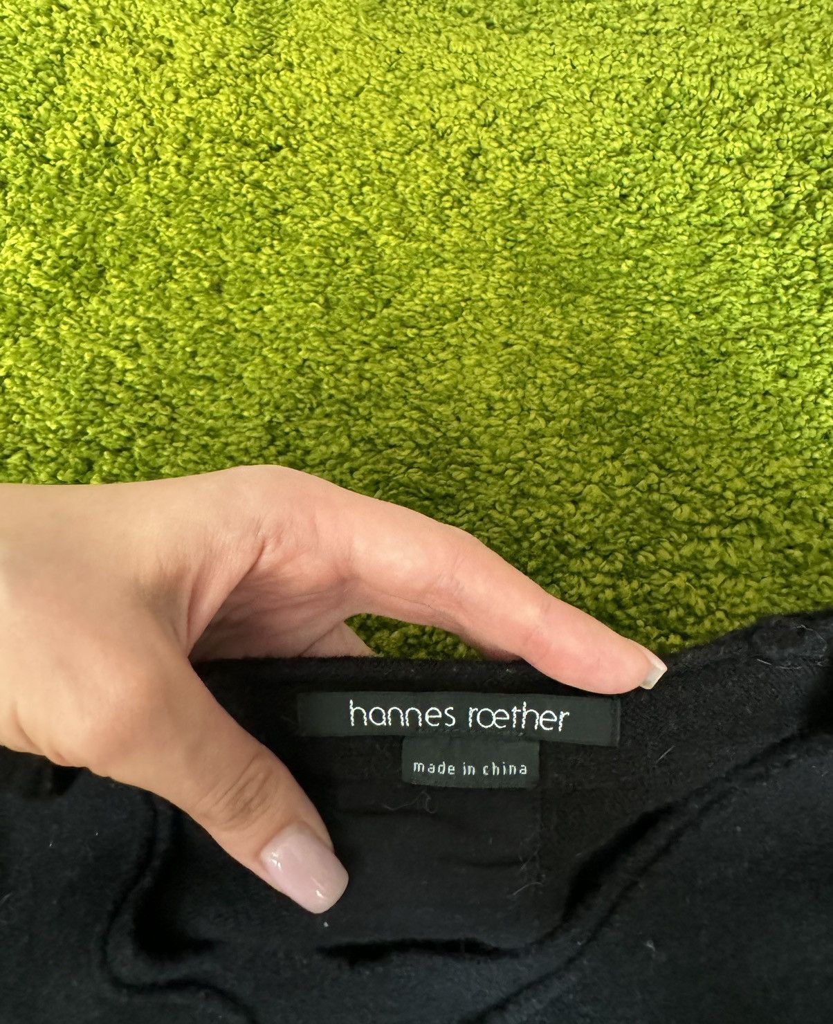 Designer × hannes roether Hannes Roether avant Garde 100% boiled wool sweater Size US S / EU 44-46 / 1 - 2 Thumbnail