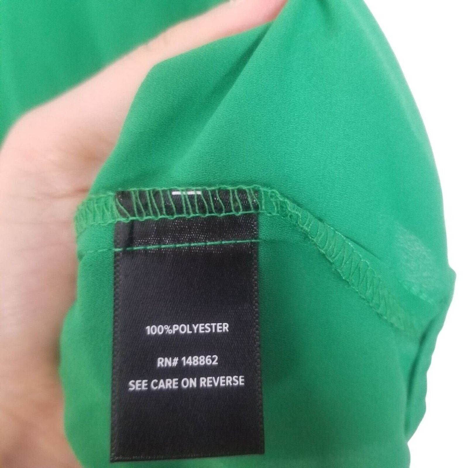Corridor Torrid Georgette Blouse Kelly Green Plus Size 00X Classic Size XXS / US 00 / IT 34 - 7 Thumbnail