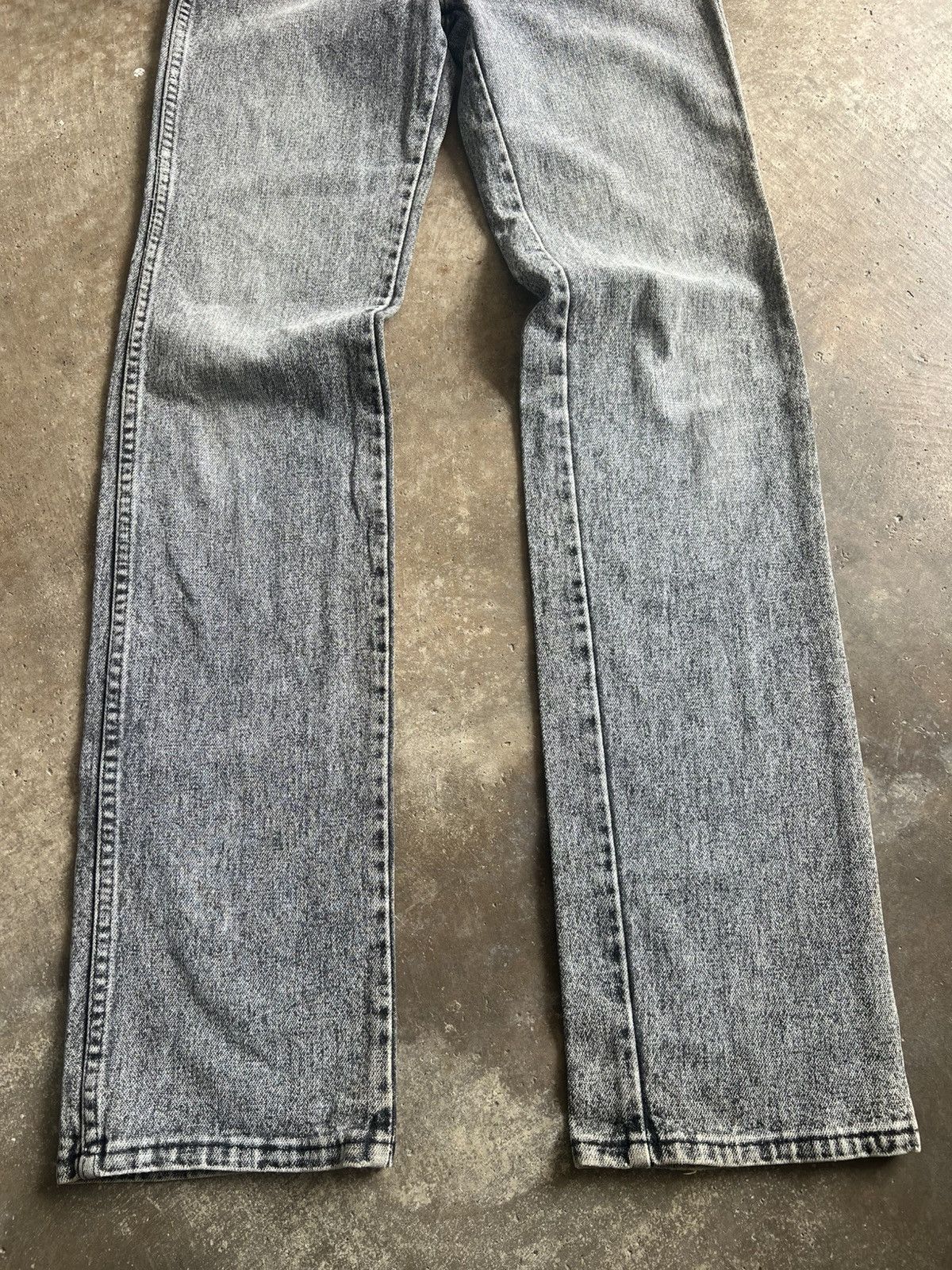 Wrangler VINTAGE WRANGLER GALACTIC WASH DISTRESSED DENIM JEANS Size US 28 / EU 44 - 5 Thumbnail