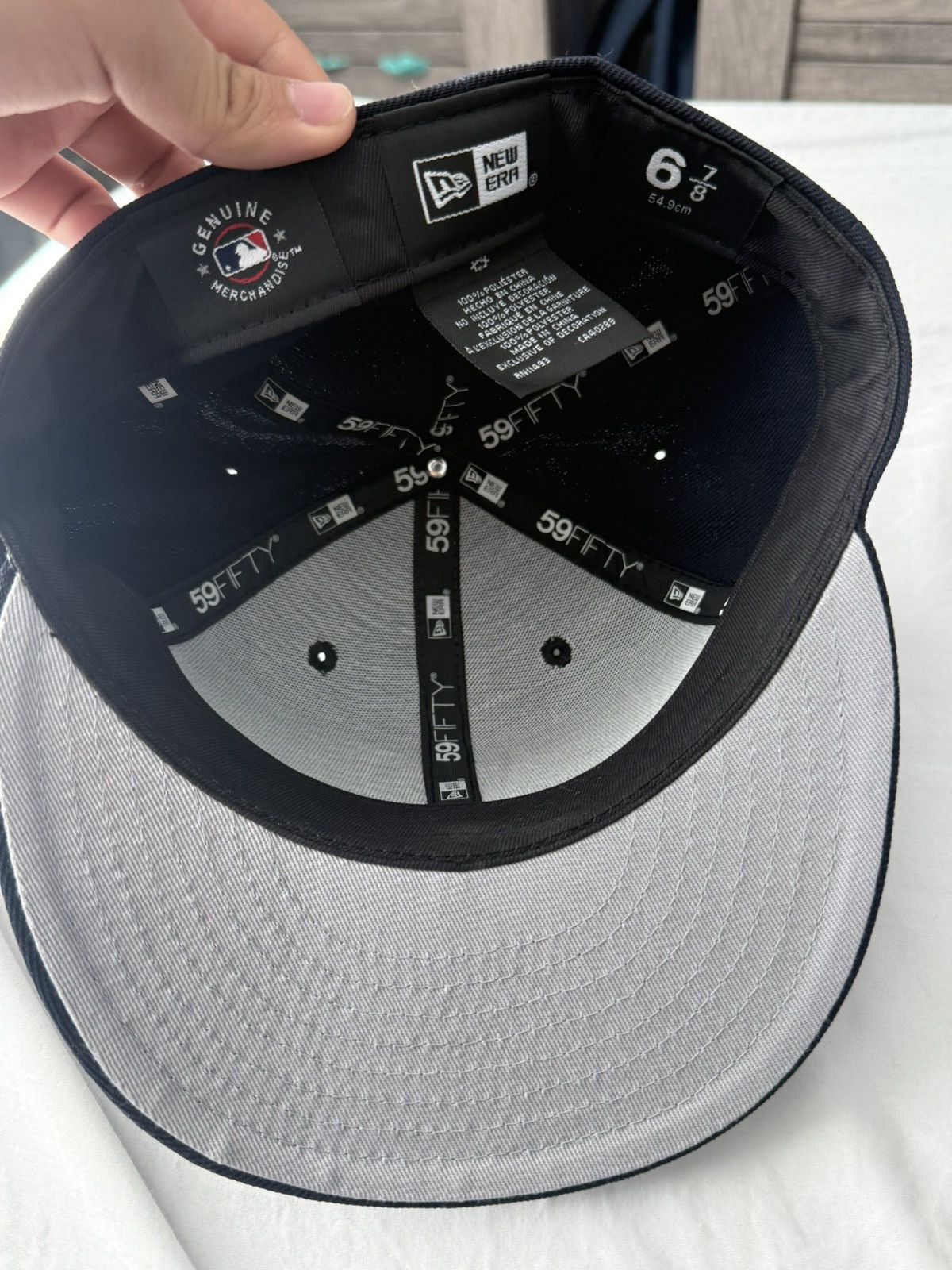 New Era Washington Nationals MLB Hat Size 6 7/8 Fitted Cap New Era Size ONE SIZE - 6 Thumbnail