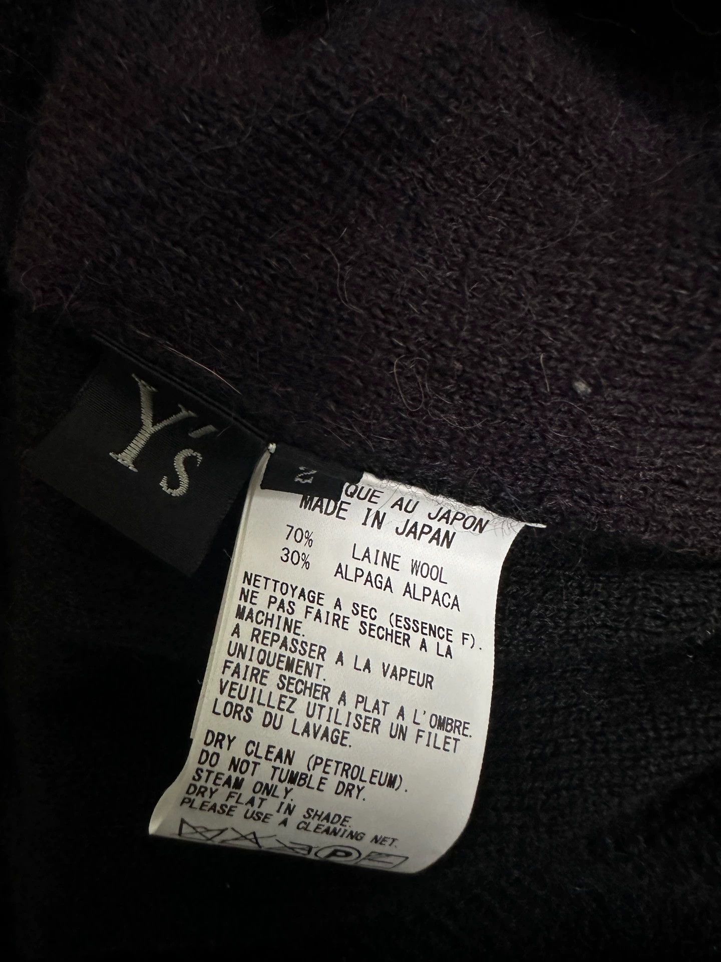 Yohji Yamamoto Yohji Yamamoto Y's 10AW Color Block Knit Cardi S2 Size US M / EU 48-50 / 2 - 6 Thumbnail