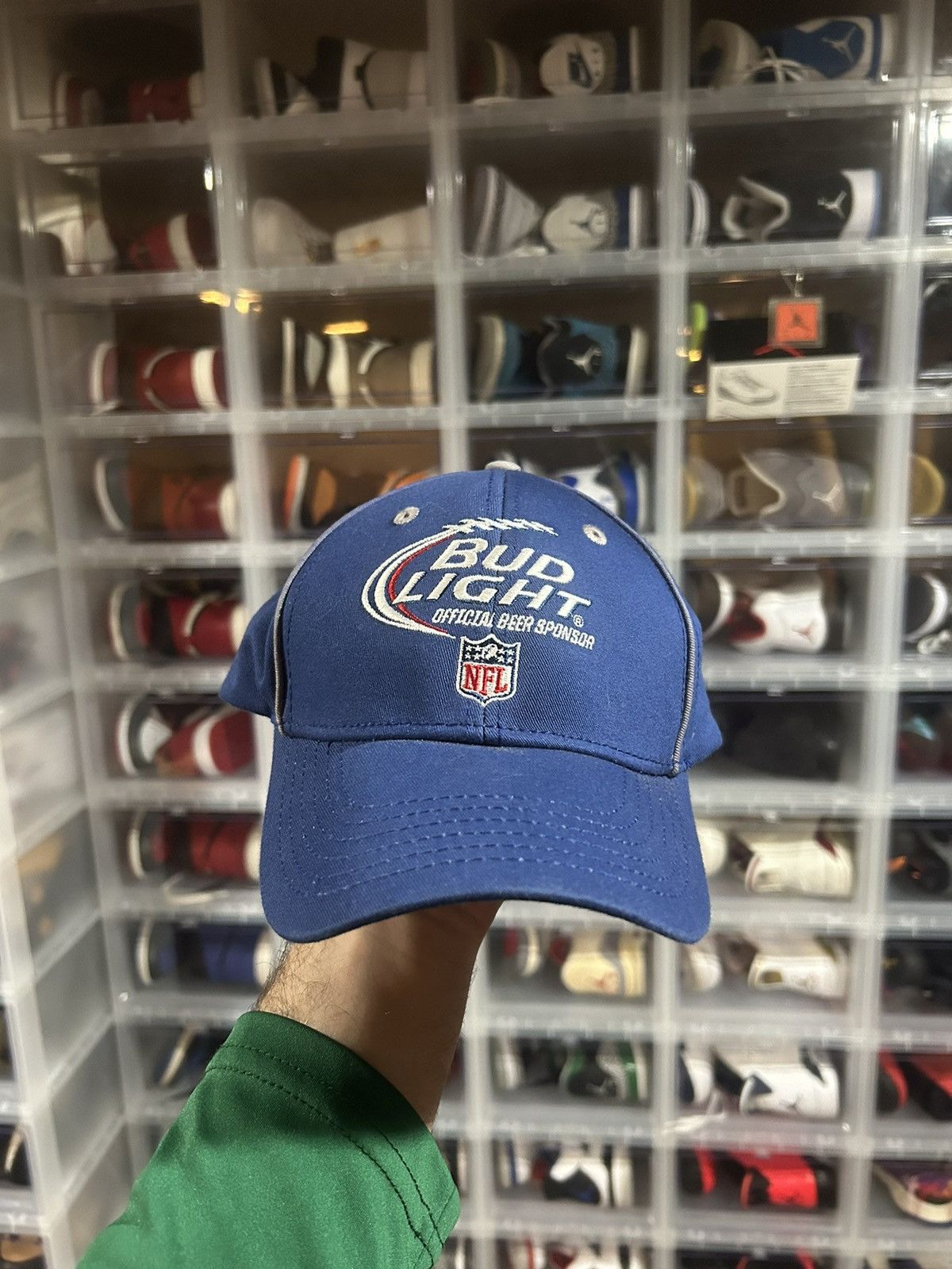 NFL × Vintage Vintage Bud light Nfl Hat! Size ONE SIZE - 1 Thumbnail
