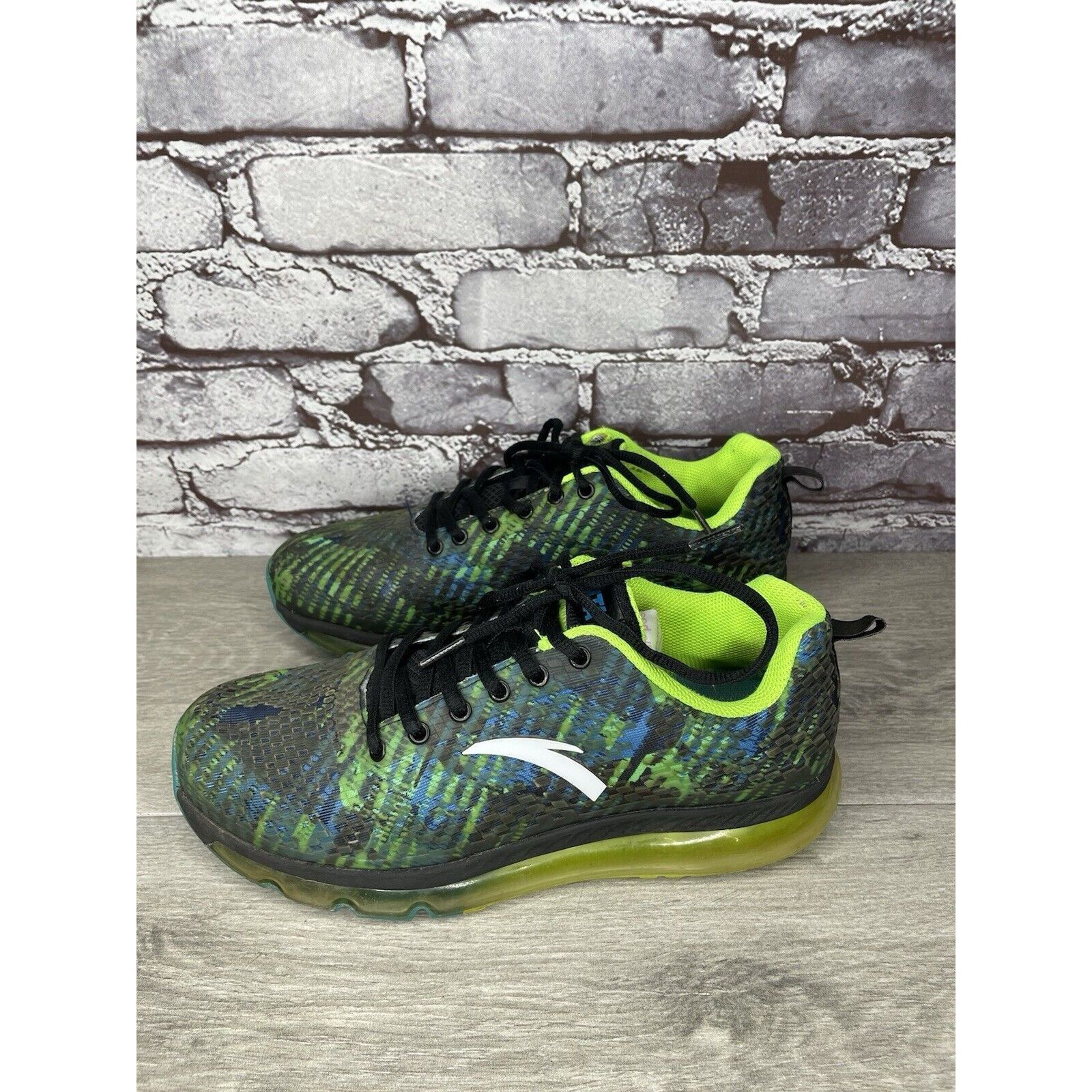Other Anta Green Blue Synthetic Lace Up Gym Basketball Shoes Men’s Size US 9 / EU 42 - 16 Thumbnail