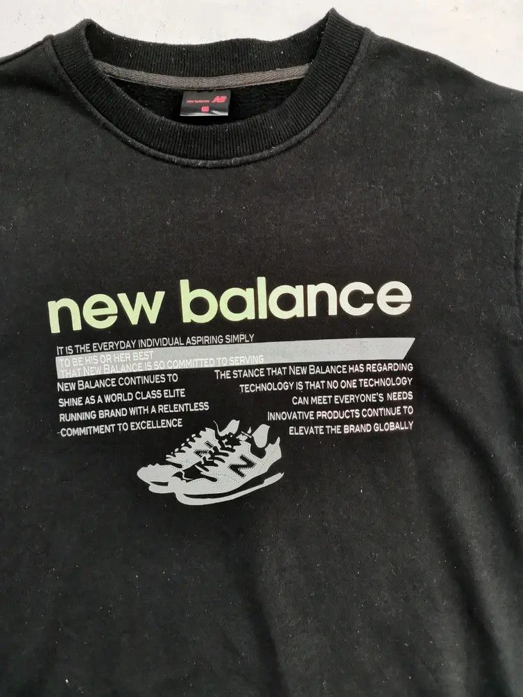 New Balance Rare!!! New Balance Big Logo Sweatshirt Size US L / EU 52-54 / 3 - 9 Thumbnail