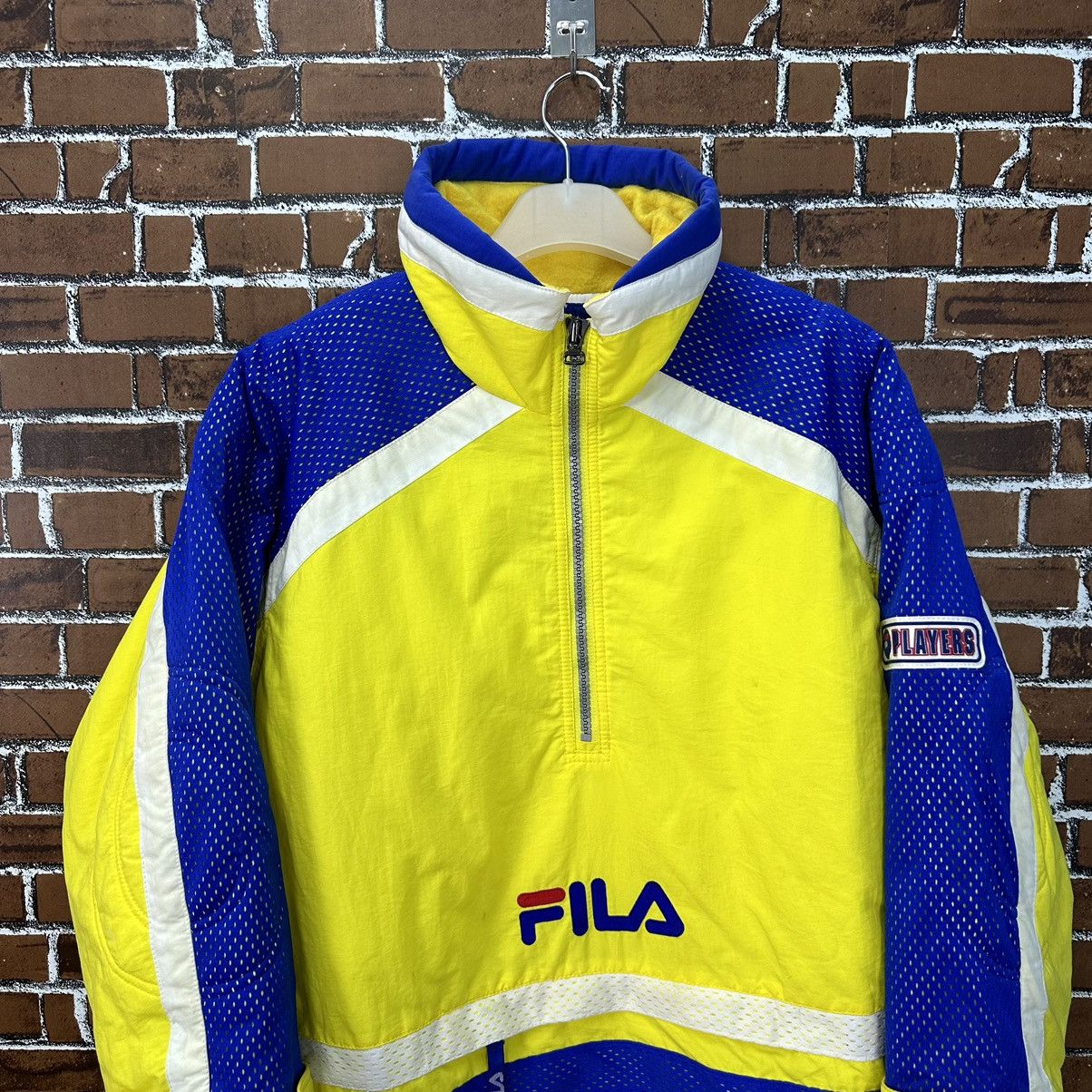 Fila RARE Vintage 90s Fila Players Baggy Anorak Jacket Z163 Size US S / EU 44-46 / 1 - 2 Thumbnail