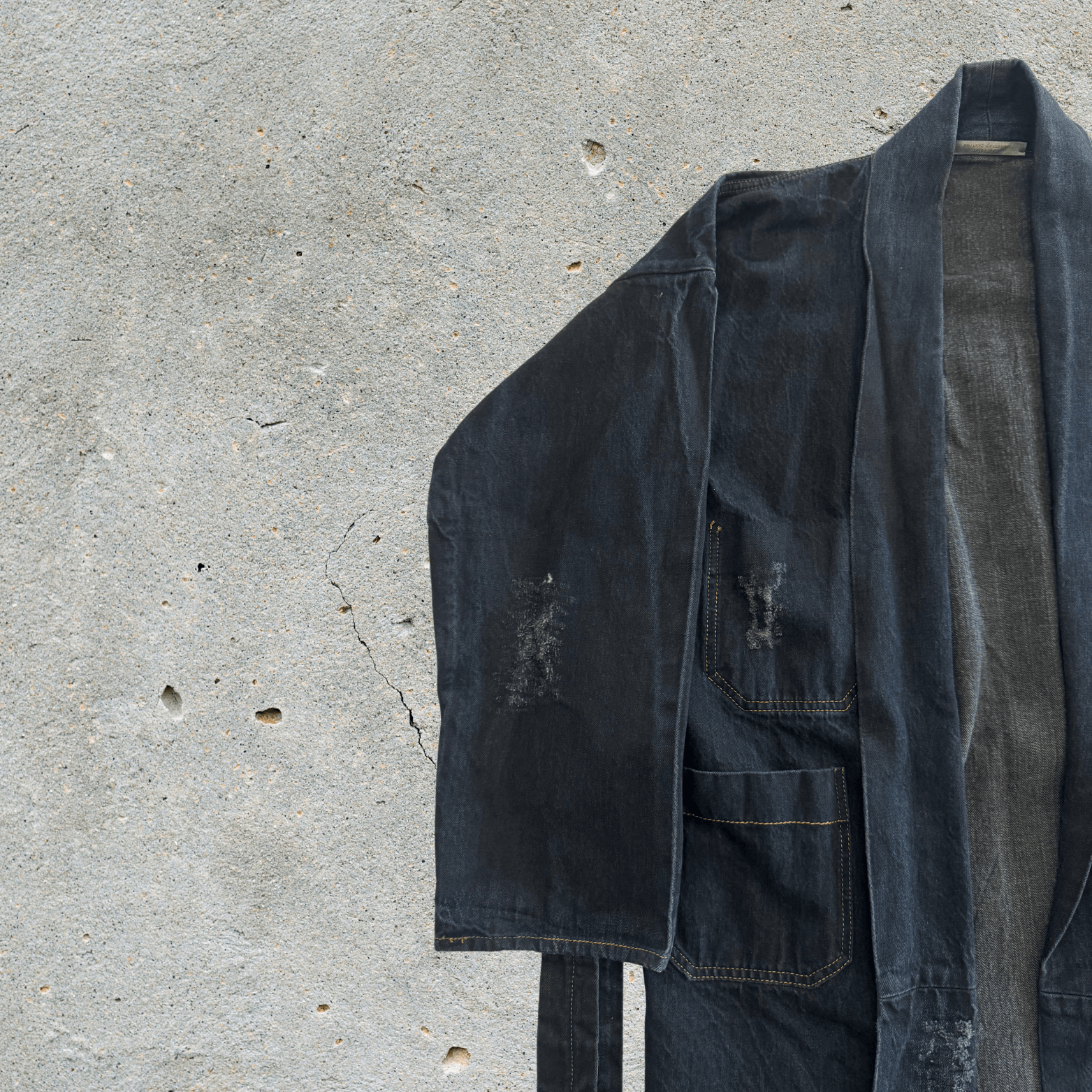 Ermanno Gallamini Ermanno Gallamini patchwork denim robe Size US L / EU 52-54 / 3 - 4 Thumbnail