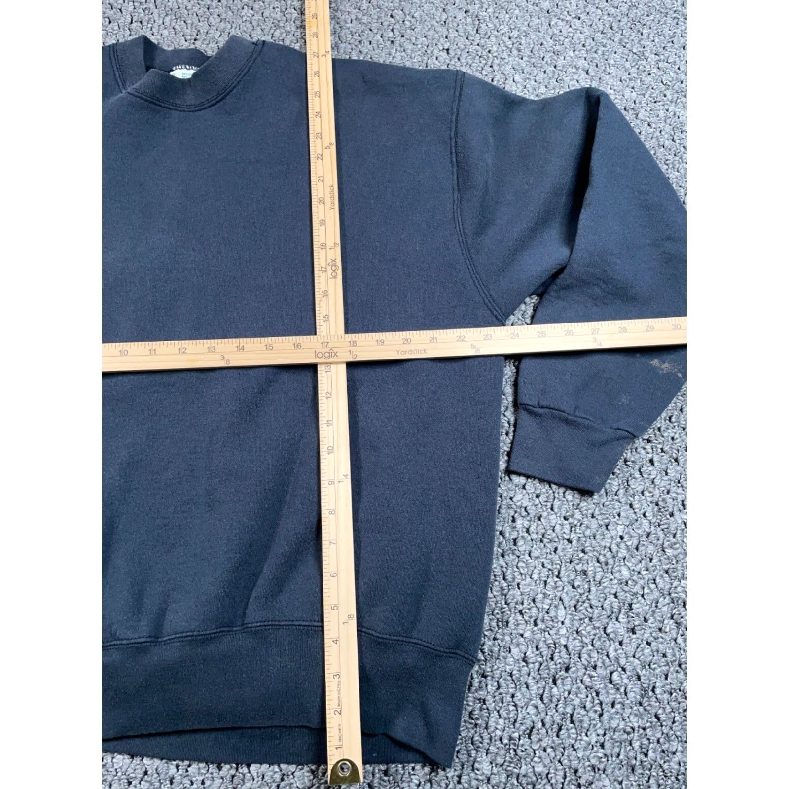 Vintage VINTAGE Pro Spirit Sweatshirt Adult XL Black 50/50 Blend Fleece Crew Neck 90s Retro Heavyweight Oversized Men Size US XL / EU 56 / 4 - 4 Thumbnail