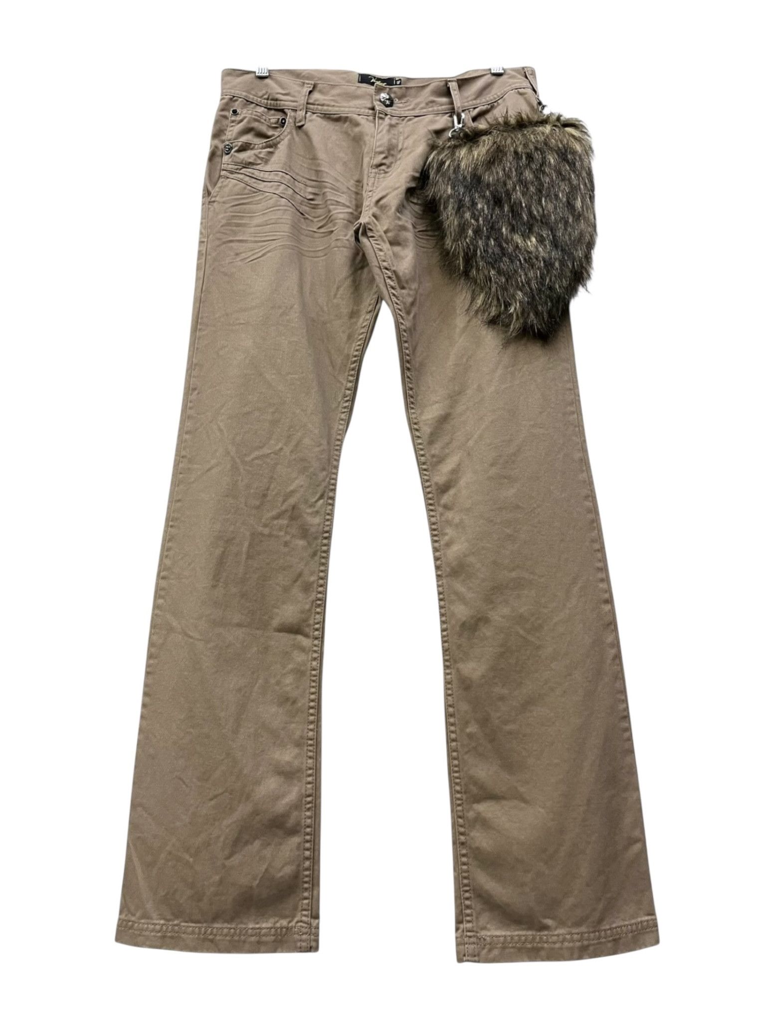 Vice 🔥Vice Fairy LGB Fur Runway Vibes Tribal Flare Pants Size US 31 - 2 Thumbnail