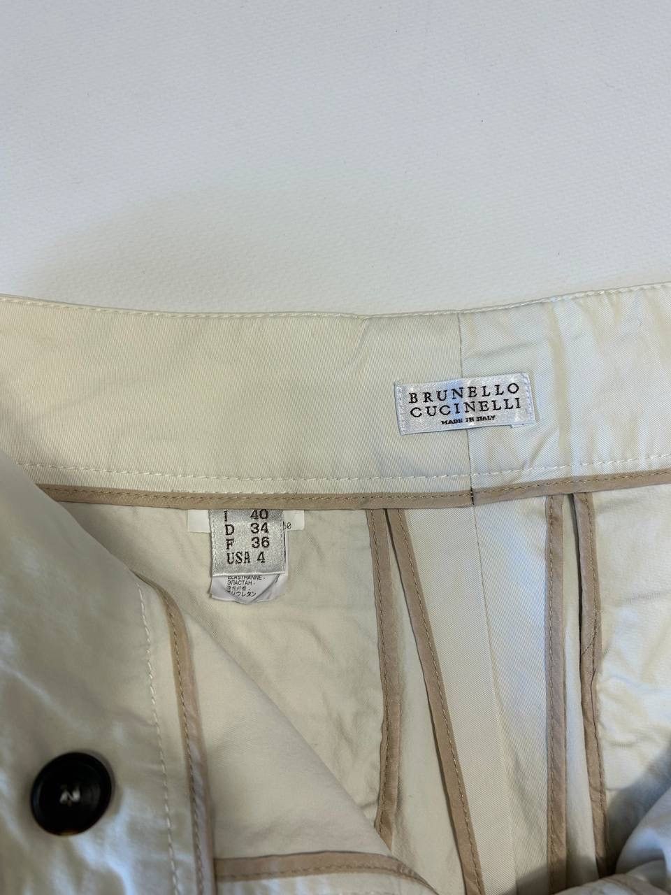 Brunello Cucinelli Brunello Cucinelli luxury pants beige Size 27" / US 4 / IT 40 - 2 Thumbnail