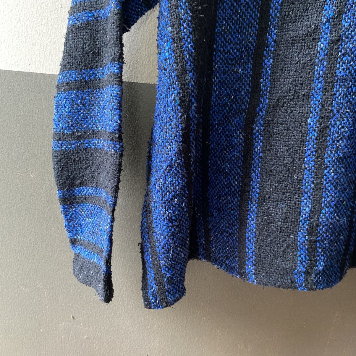 Vintage Blue Striped Baja Hoodie Pullover Size US M / EU 48-50 / 2 - 14 Thumbnail