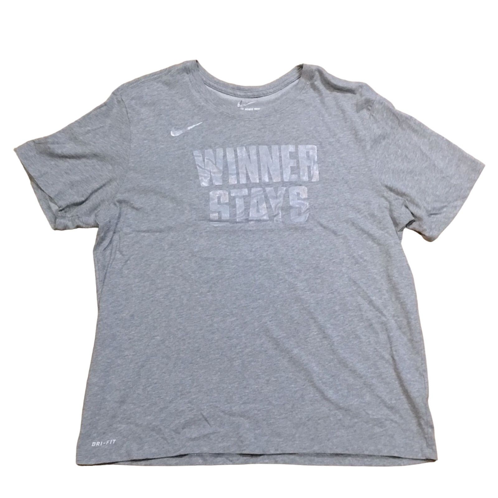 Nike Nike Dri Fit Winner Stays T Shirt Size US XL / EU 56 / 4 - 1 Thumbnail