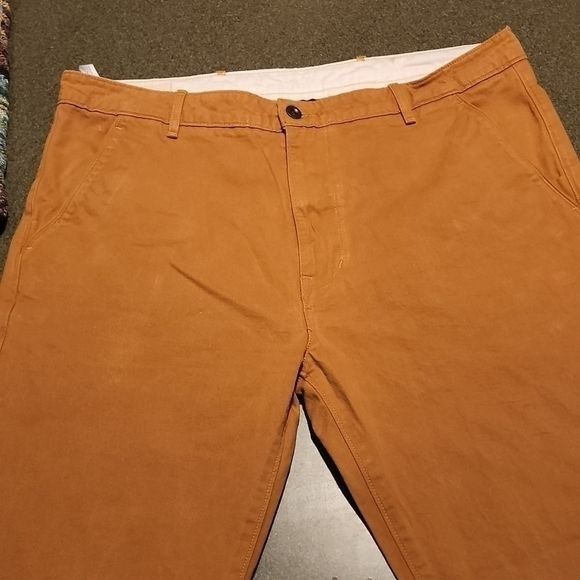 Levi's Levi's High Rise Relaxed Zippered Sz 36 x 32 Tan Pants w Poc Size US 36 / EU 52 - 3 Thumbnail