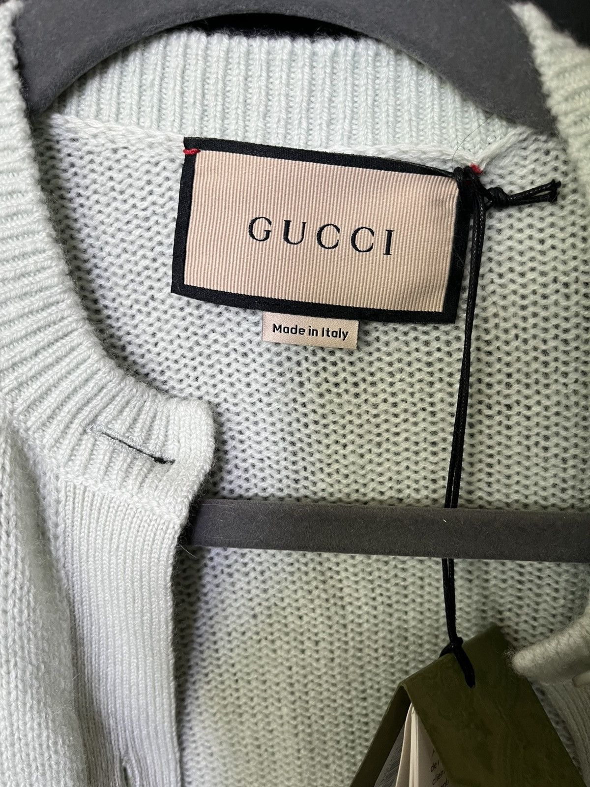 Gucci Mint cashmere cardigan Size XS / US 0-2 / IT 36-38 - 2 Thumbnail
