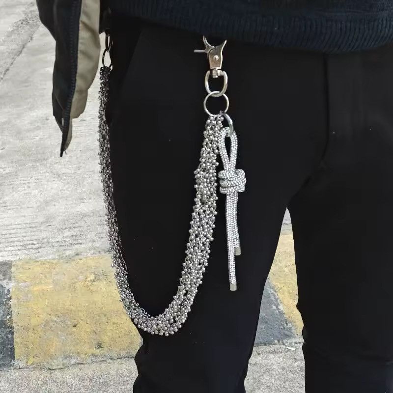 Other Rhinestone Punk Gothic Pendant Pants Hip Hop Chain Size ONE SIZE - 1 Thumbnail
