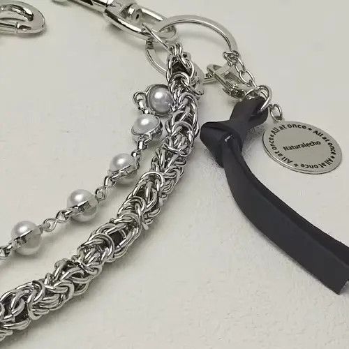 Jewelry 2 Layer Natural Echo Pearled Wallet Chain Size ONE SIZE - 5 Thumbnail