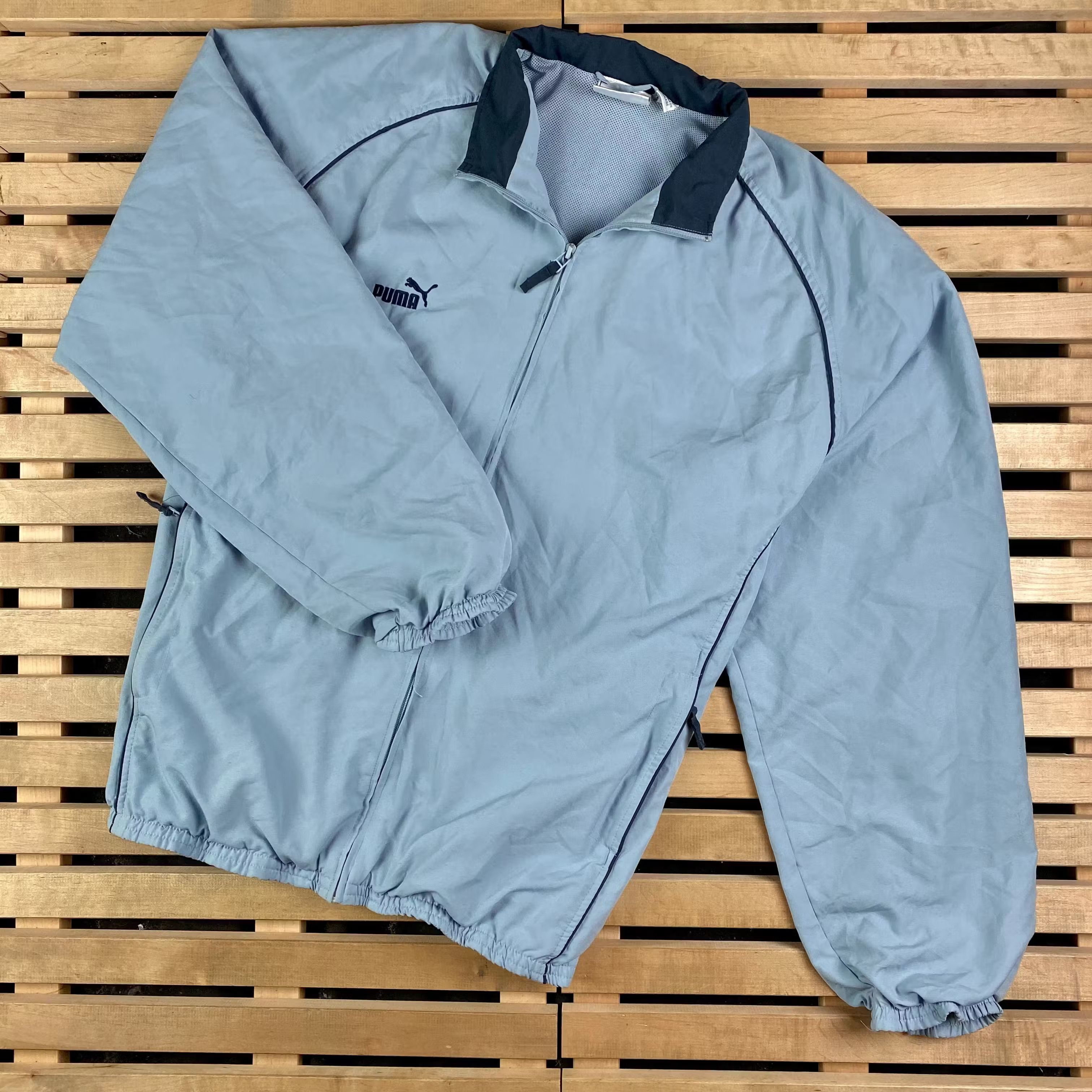 Puma × Vintage Mens Bomber Jacket Puma Vintage Size XXL Size US XXL / EU 58 / 5 - 1 Thumbnail