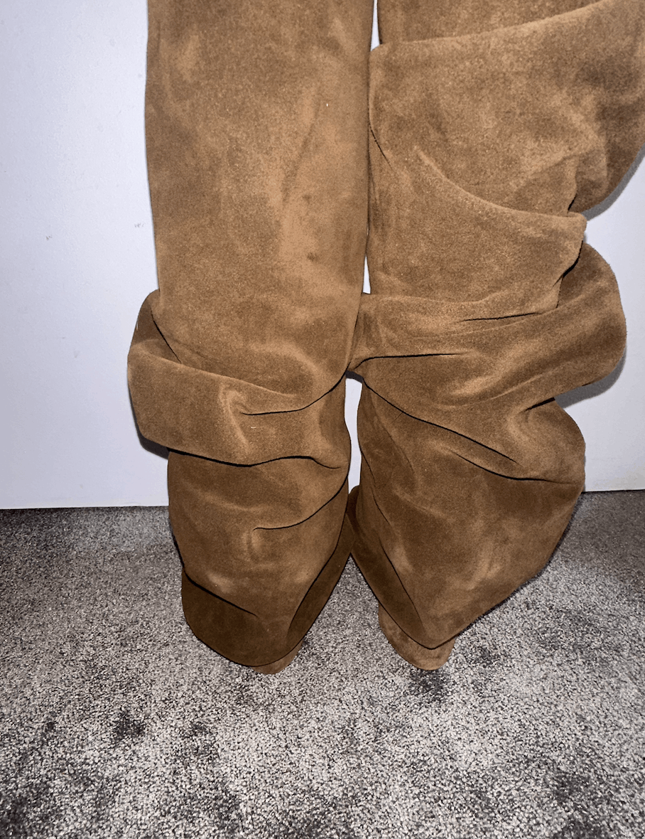 The Attico Rea Suede Leather Tube Boots Size US 7.5 / IT 37.5 - 11 Thumbnail