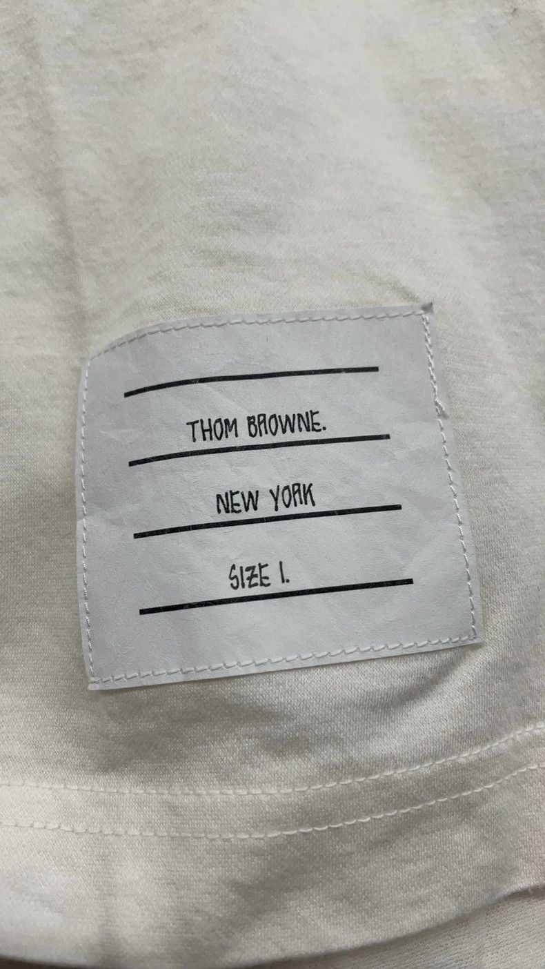 Thom Browne Thom Browne Classic white T-shirt Size US M / EU 48-50 / 2 - 4 Thumbnail