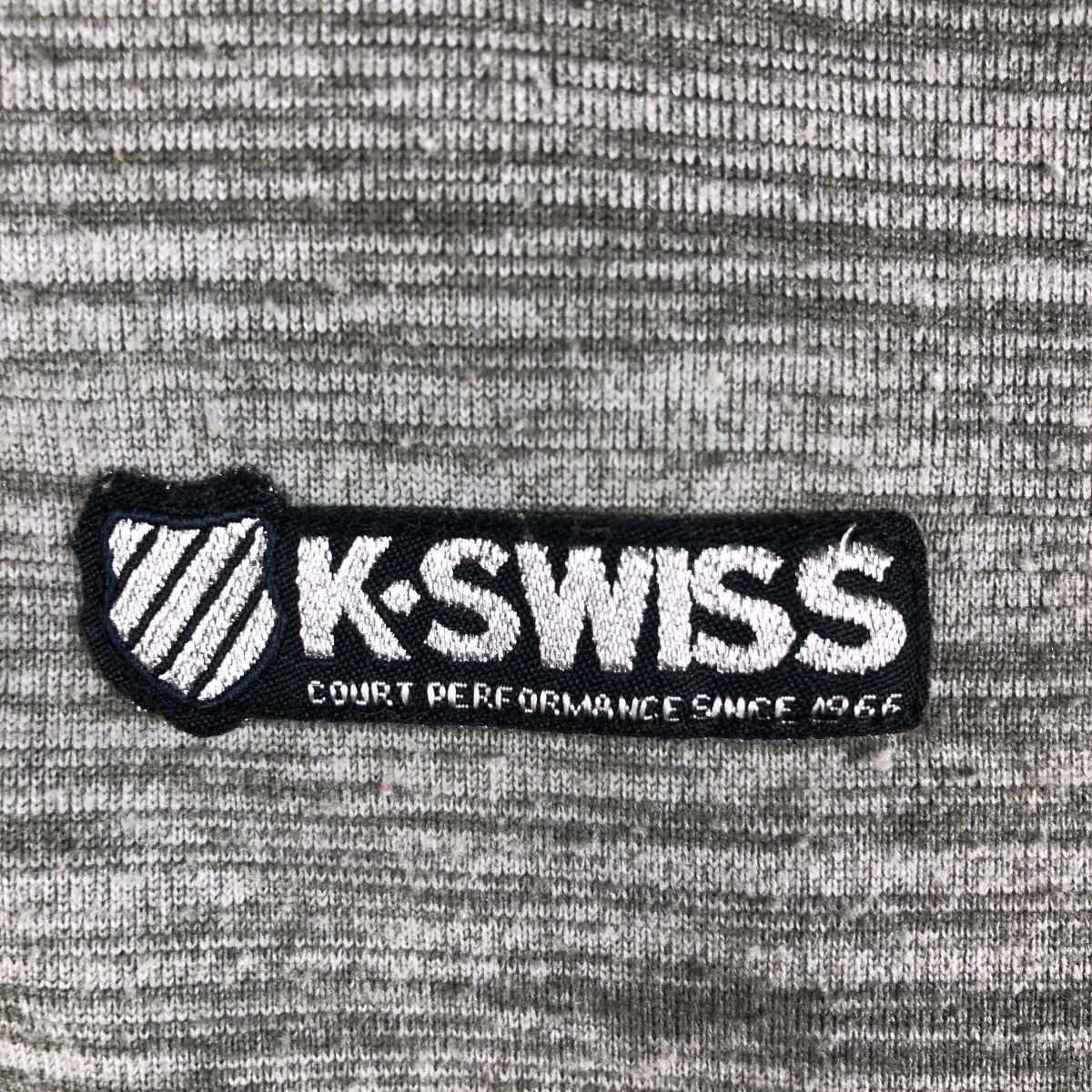 Vintage Vintage K.SWISS Sweatshirt Half Zipper Streetwear Size US L / EU 52-54 / 3 - 3 Thumbnail
