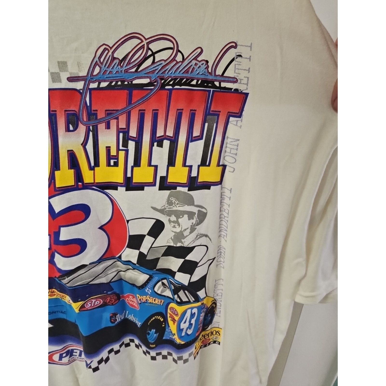 Tultex Tultex 2000 John Andretti NASCAR T-Shirt Richard Petty 2XL Size US XXL / EU 58 / 5 - 12 Thumbnail