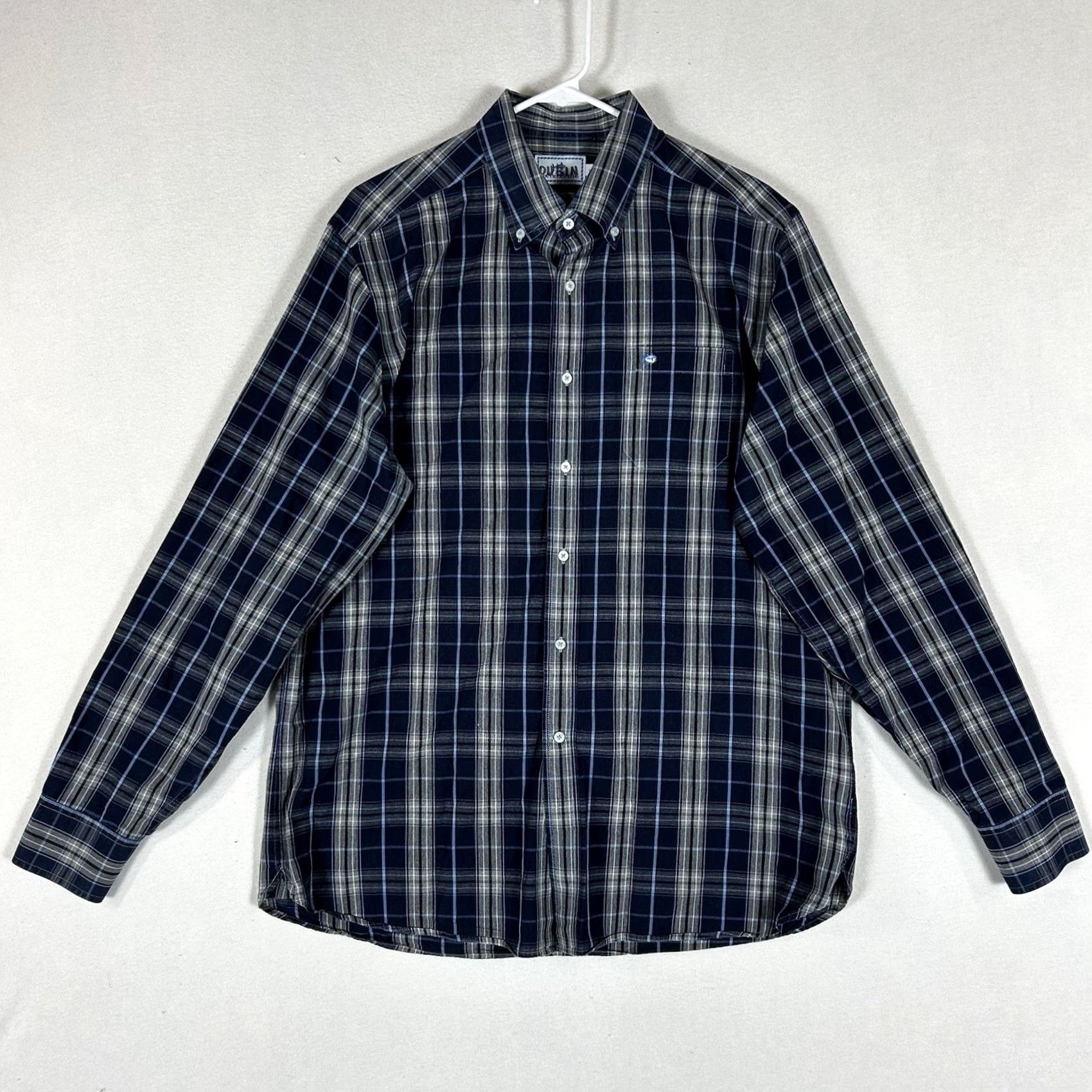 Southern Tide Southern Tide Classic Fit Long Sleeve Button Up Shirt Mens Large Blue Plaid Top Size US L / EU 52-54 / 3 - 2 Thumbnail