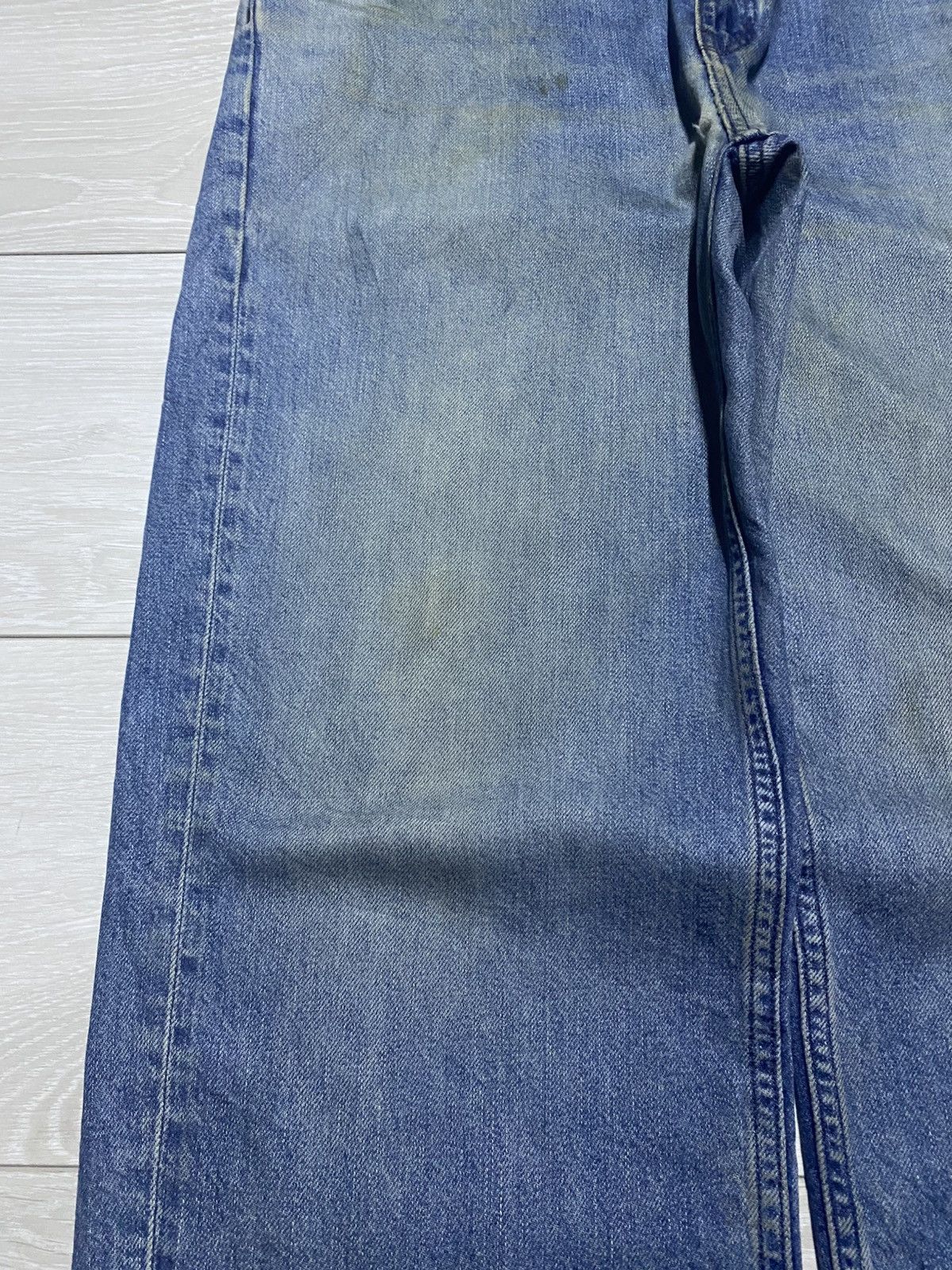Uniqlo Vintage Japanese Brand Uniqlo Light Wash Tappered Leg Jeans Size US 36 / EU 52 - 7 Thumbnail