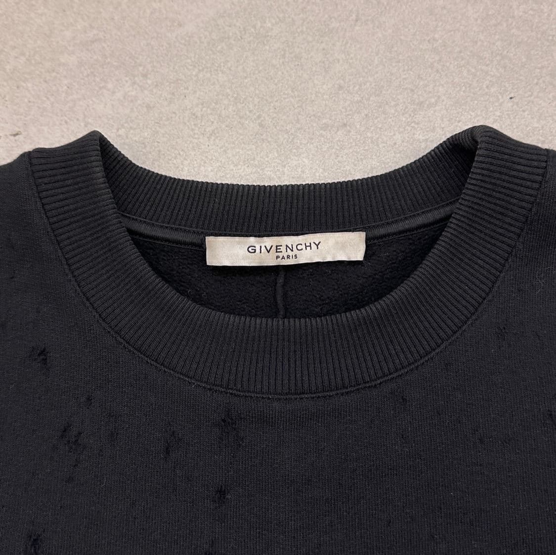 Givenchy Givenchy Runway Limited Distressed Jesus Patch Sweatshirt Size US L / EU 52-54 / 3 - 4 Thumbnail