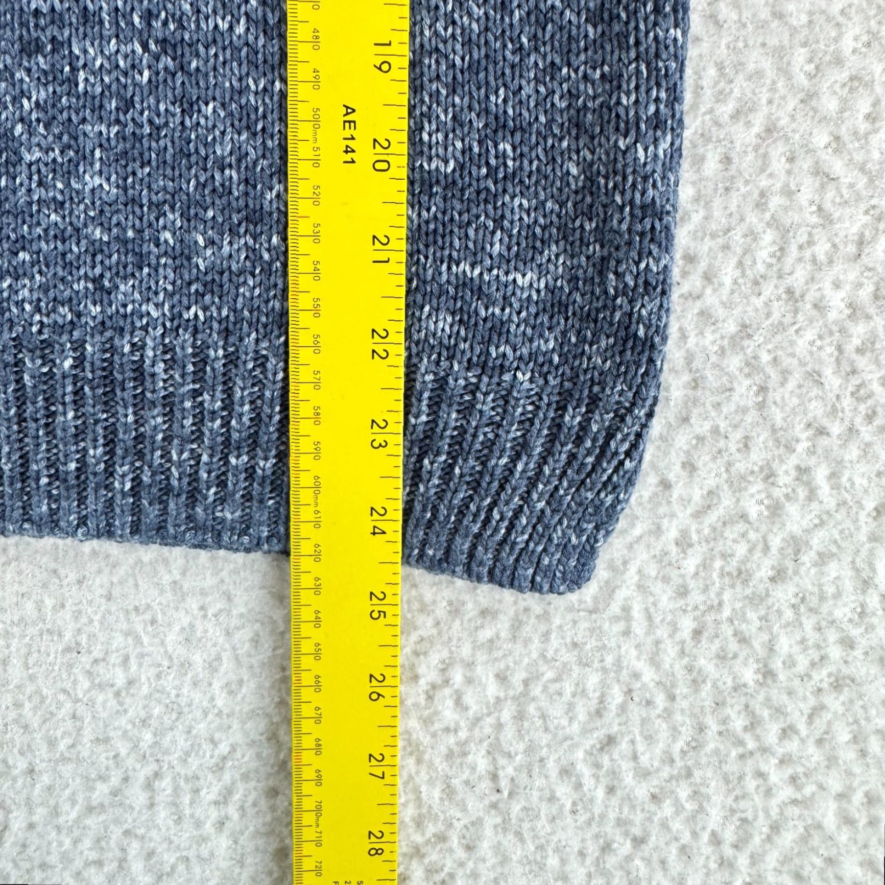 J.Crew J. Crew Blue Knit Crew Neck Sweater Womens 3/4 Sleeve Pullover Size Small Size S / US 4 / IT 40 - 7 Thumbnail