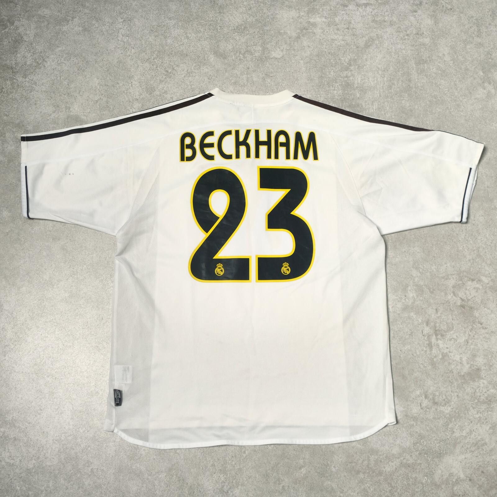 Adidas 2003/04 Real Madrid Home Shirt Adidas Beckham (L) Size US L / EU 52-54 / 3 - 1 Thumbnail