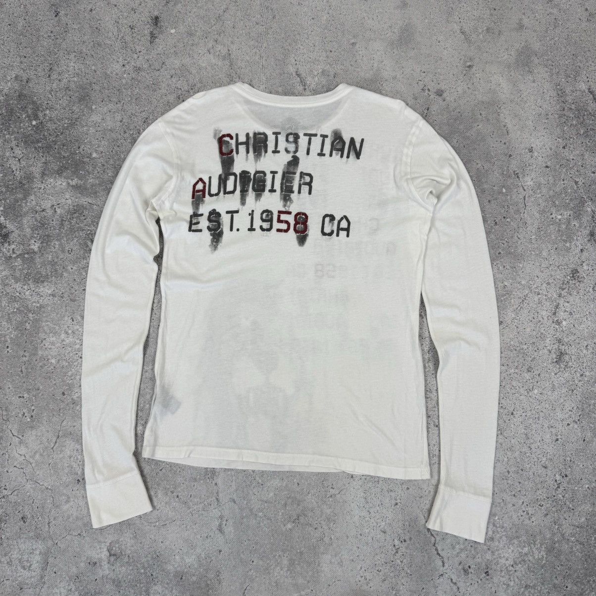 Christian Audigier × Vintage Vintage Christian Audigier Lion Logo Y2K Long Sleeve Shirt Size US S / EU 44-46 / 1 - 6 Thumbnail