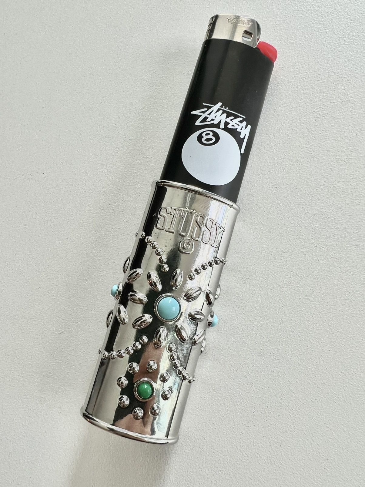 Stussy Stüssy Metal Bejeweled Lighter Case Grailed