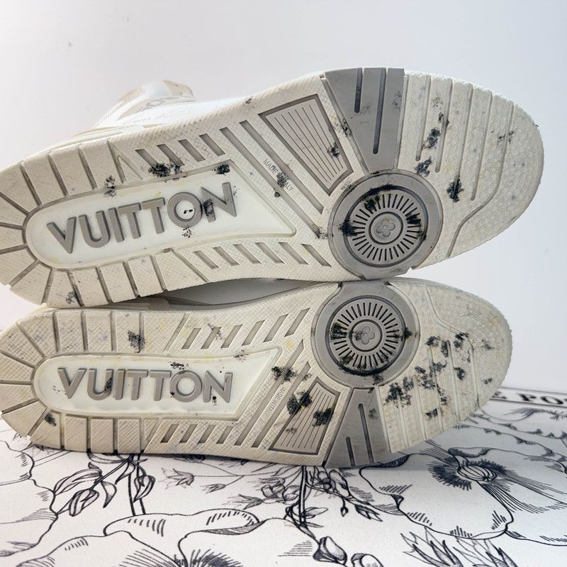 Louis Vuitton Louis Vuitton High-Top Basketball Trainer Sneakers -2508 Size US 7.5 / EU 40-41 - 4 Thumbnail