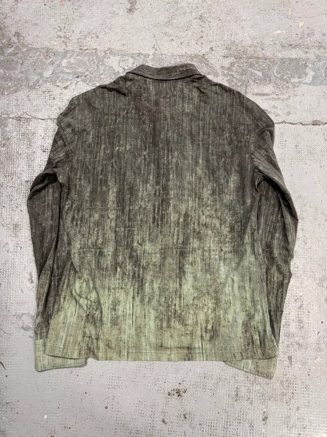 Just Cavalli 2000S Cavalli Elevated Brut Raw Fabric Shirt Size US L / EU 52-54 / 3 - 5 Thumbnail